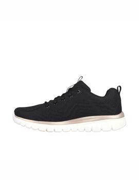 Zapatilla Skechers W Graceful Get Connected BKGD