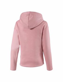 Sudadera Puma Alpha Hoody FL G Niña Rosa