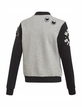 Chaqueta Adidas JG A COL Bomber Niña Gris