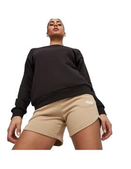 Short Puma W ESS 5' High Waist Marrón