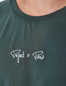 Camiseta Project X Paris Logo Broderie VRW Verde