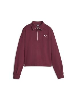 Sudadera Puma W Her High Neck HZ Granate