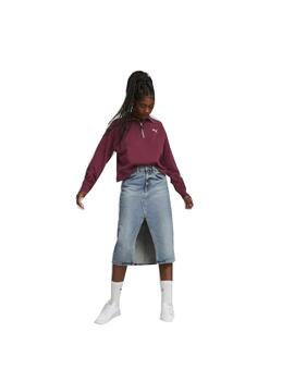 Sudadera Puma W Her High Neck HZ Granate