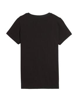 Camiseta Puma W ESS+ Graphic Negra/Multicolor
