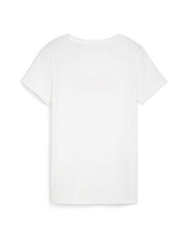 Camiseta Puma W ESS+ Graphic Blanco