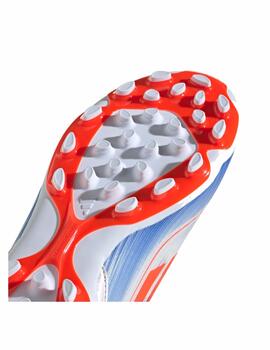 Bota Adidas U F50 League 2G AG Blanco/Azul/Naranja