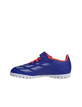 Bota Adidas J Predator Club H&L Turf Azul/Blanco