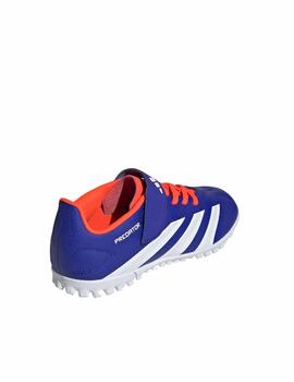 Bota Adidas J Predator Club H&L Turf Azul/Blanco