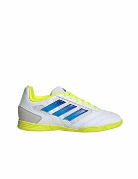 Bota Adidas J Supersala 2 Blanco/Azul/Fluor
