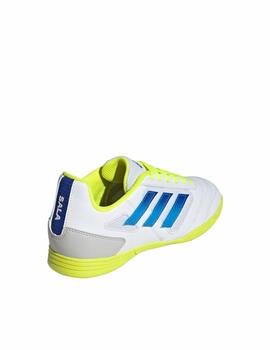 Bota Adidas J Supersala 2 Blanco/Azul/Fluor