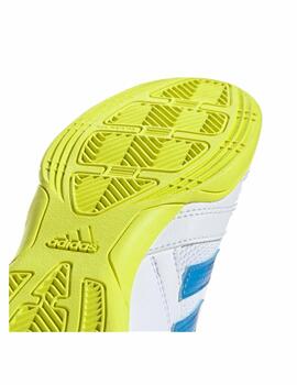 Bota Adidas J Supersala 2 Blanco/Azul/Fluor