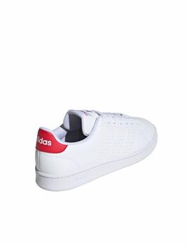 Zapatilla Adidas M Advantage Blanco/Rojo