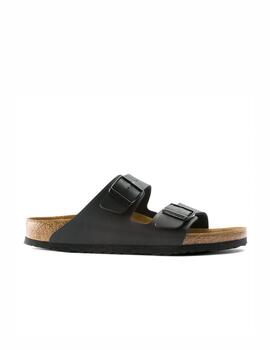 Sandalia Birkenstock W Arizona Piel Negro Horma Estrecha