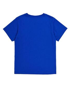 Camiseta Champion B Crewneck USA Royal para niño