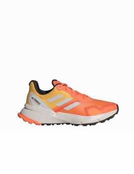 Zapatilla Adidas W Terrex Soulstride Coral/Amarill