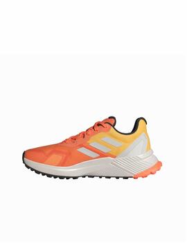 Zapatilla Adidas W Terrex Soulstride Coral/Amarill