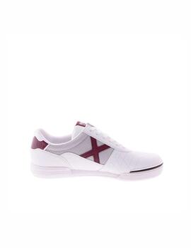 Zapatilla Munich G3 Kid Trénd 318 Blanco/Granate