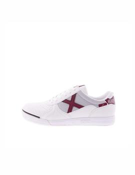 Zapatilla Munich G3 Kid Trénd 318 Blanco/Granate