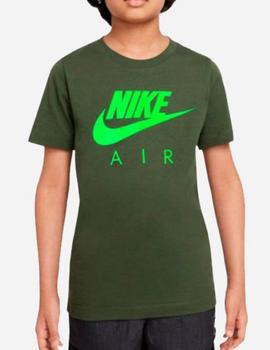 Camiseta Nike Air Niño Verde