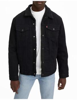 Cazadora Levis M Type Sherpa Negro