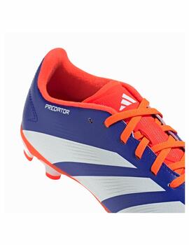 Bota Adidas J Predator League MG Royal/Naranja