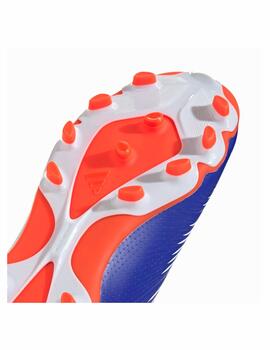 Bota Adidas J Predator League MG Royal/Naranja