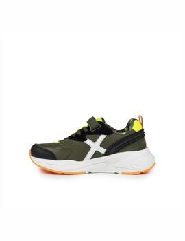 Zapatilla Munich Mini Track VCO 100 Verde/Blanco