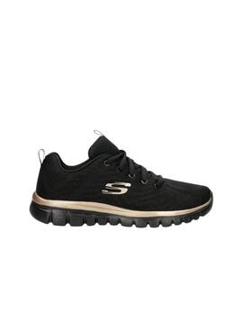 Zapatilla Skechers W Graceful Get Connected BKRG para mujer