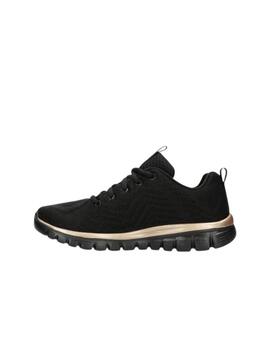 Zapatilla Skechers W Graceful Get Connected BKRG para mujer