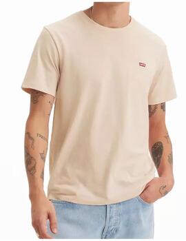 Camiseta Levis M Original HM Beige