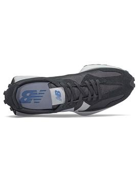 Zapatillas New Balance 327 Hombre Negro y Blanco
