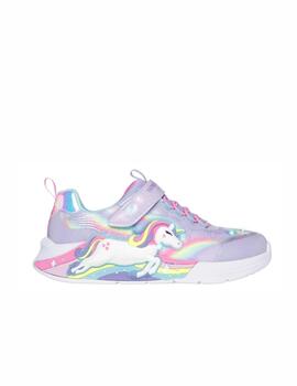 Zapatilla Skechers PS Lights Unicorn Chaser LVMT