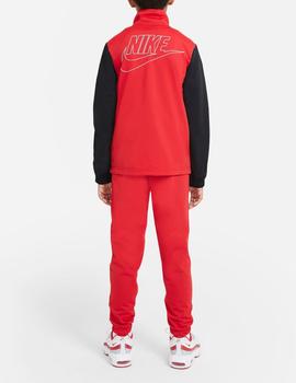 Chandal Nike HBR POLY Niño Rojo