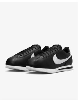 Zapatilla Nike M Cortez Leather Negro/Blanco