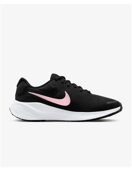 Zapatilla Nike W Revolution 7 Negro/Rosa