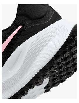 Zapatilla Nike W Revolution 7 Negro/Rosa