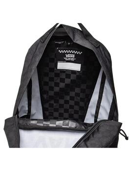 Mochila Vans Old Skool Cuadros Negro