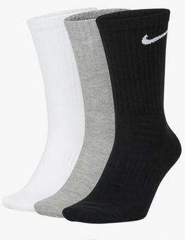 Calcetín Nike Alto Light Gris/Blanco/Negr