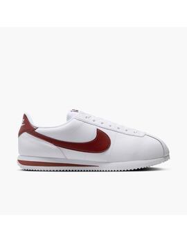 Zapatilla Nike M Cortez Leather Blanco/Granate