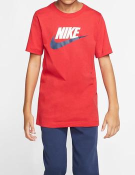 Camiseta Nike Sportswear Niño Roja