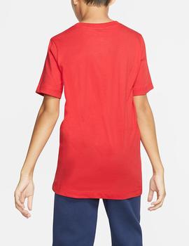 Camiseta Nike Sportswear Niño Roja