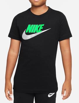 Camiseta Nike Sportswear Niño Negra