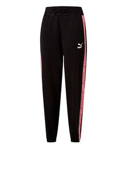 Pantalon Puma Aitana Negra y rosa