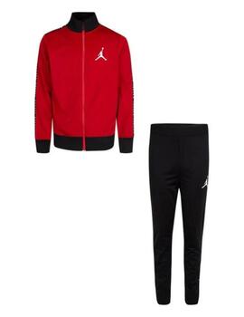 Chandal Jordan Y Air Tricot Rojo/Negro