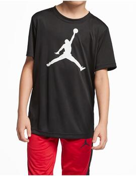 Camiseta Jordan Y Jumpman Logo Negro/Blanco