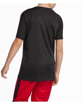 Camiseta Jordan Y Jumpman Logo Negro/Blanco