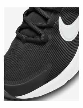 Zapatilla Nike GS Star Runner 4 NN Negro/Blanco
