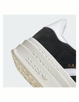 Zapatilla Adidas W Gazelle Bold Negro/Blanco
