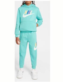 Chandal Nike C Club Fleece Verde/Multi