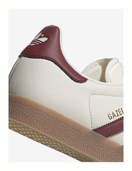 Zapatilla Adidas U Gazelle Lea Arena/Granate/Gum